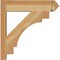 Ekena Millwork Merced Rough Sawn Arts and Crafts Outlooker, Western Red Cedar, 6"W x 22"D x 22"H OUT06X22X22MRC03RWR - alternate 2